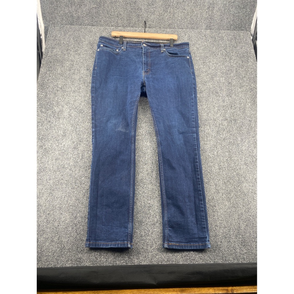 Levis 511 Slim Fit Jeans Mens 38x30 Dark Wash Blue Denim Stretch Casual Pants